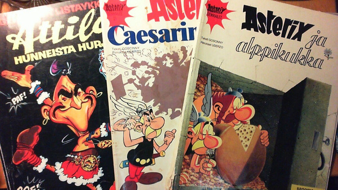 3 alkuperäistä julkaisua Asterix ja Attila