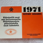 Almanakka Säästöpankki 1971 RARE Vintage - pikkukuva 1