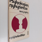 Henry Egidius : Psykologian nykytietoa : opiskeluvihko - pikkukuva 1