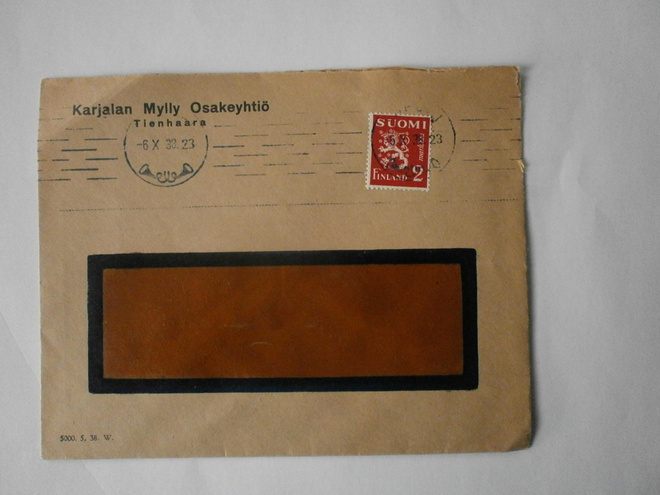 Tienhaara, Karjalan Mylly Osakeyhtiö 6.10.1938
