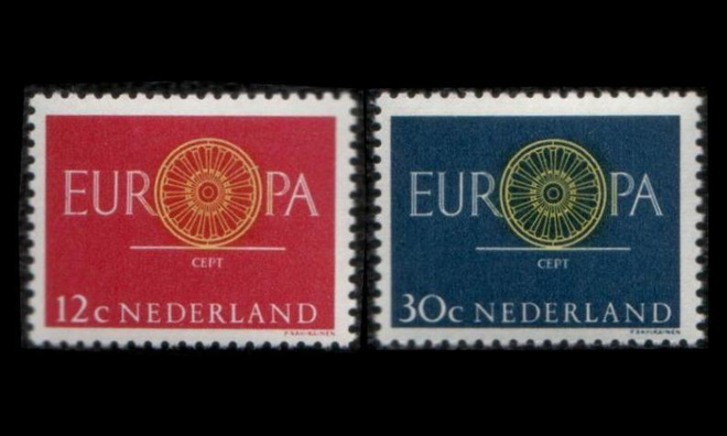 Alankomaat 753-4 ** Europa (1960)