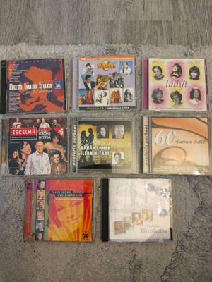 CD kokoelmia suomalaisia hittejä