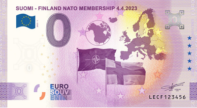 *0-EURO*2023*SUOMI - FINLAND NATO MEMBERSHIP 4.4.2023*