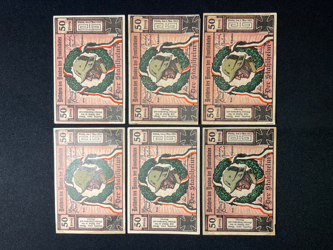 Notgeldshain Bundes der Frontsoldaten 2.Mai.1922