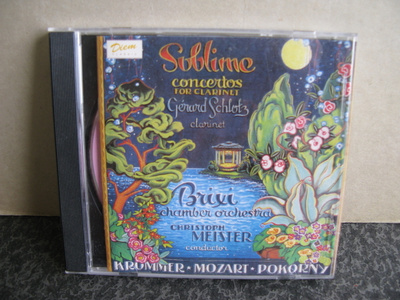 Mozart ym.:Sublime Concertos For Clarinet-Gerard Schlotz cd