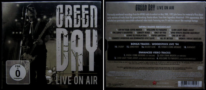 Green Day: LIVE ON AIR - CD  [2010 UK-Edit]