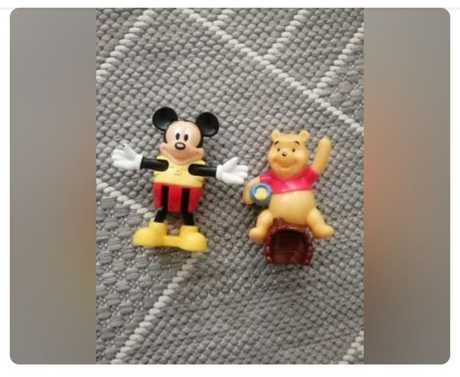 Disney hahmot 2 kpl