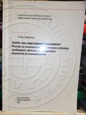 VIHTONEN : TUOTE- VAI LIIKETOIMINTAOSAAMISTA ( SIS POSTIKUL