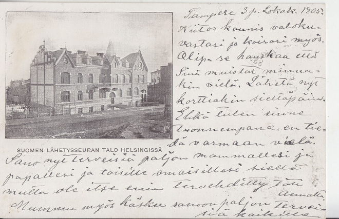 Helsinki Suomen lähetysseuran talo 1905