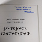 Johannes Hedberg ym. : James Joyce : Giacomo Joyce (signe... - pikkukuva 3