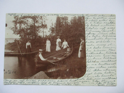 Viitasaari -1905 kortti lähettäjät professoripari Gummerus