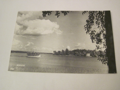 VANHA Postikortti Kuopio 1950-l Alkup.Mallikappale