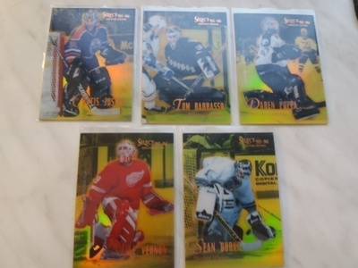 1995-96 Select Mirror GOLD kortteja 3.50e/kpl