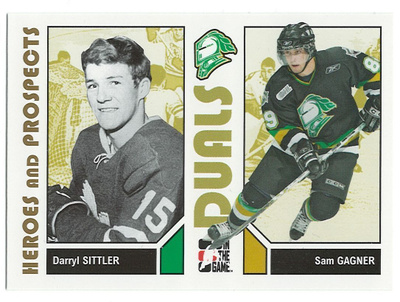 07-08 ITG Heroes and Prospects Duals #92 D.Sittler/S.Gagner