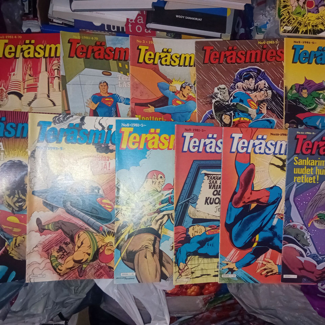 11 kpl Teräsmies lehti v. 1981 ( SIS POSTIKULU )