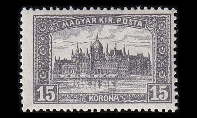 Unkari 358 ** Parlamenttitalo 15 Kr (1921)