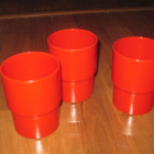 SARVIS 3 kpl punaisia mukeja 0,3 l - Made in Finland - pikkukuva 5