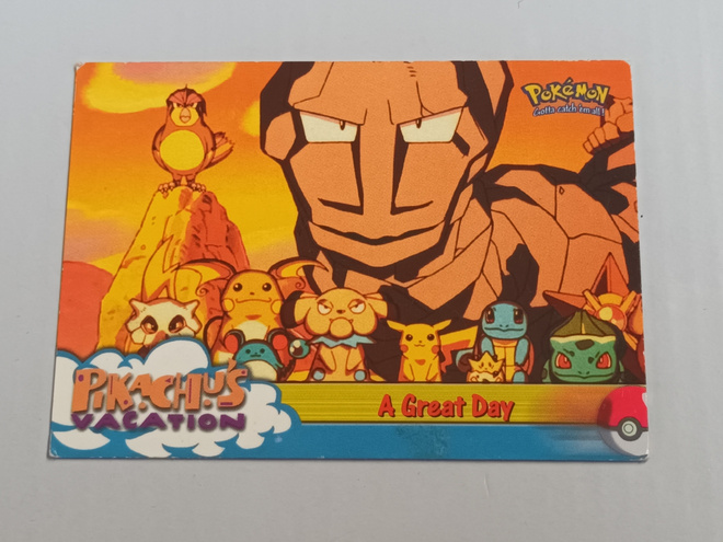 Topps Pokemon Pikachu's Vacation A Great Day #58