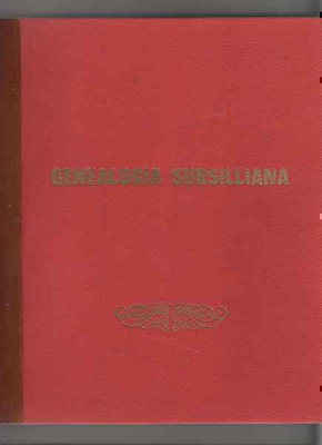 Alcenius: Genealogia Sursilliana, Faksimilep.,1. uus.p. 1959
