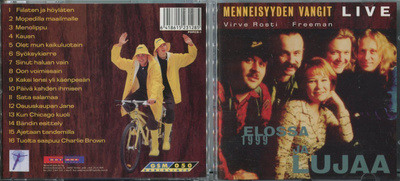 MENNEISYYDEN VANGIT . CD-LEVY . LIVE ,ELOSSA JA LUJAA