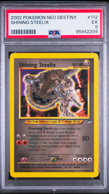 Shining Steelix PSA 5 Pokemon Neo Destiny