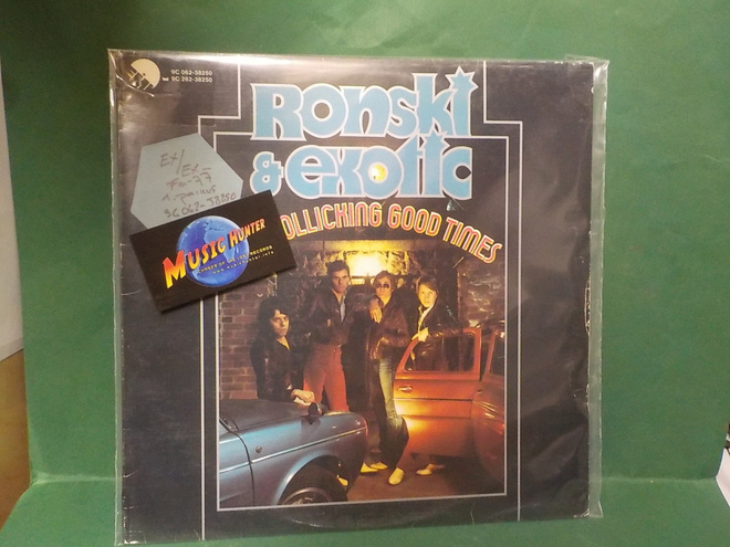 RONSKI & EXOTIC - THE ROLLICKINGGOOD TIMES EX/EX- FIN-77 LP