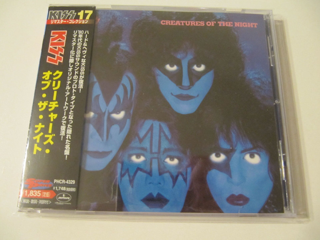 Kiss Creatures Of The Night Japanilainen CD OBI