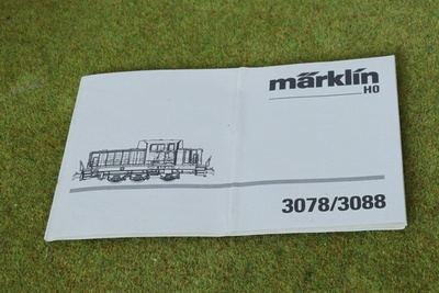 #A6 Märklin veturin 3078 ja 3088  huoltomanuali
