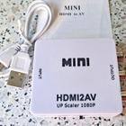 Mini HDMI to Composite Audio Video Adapteri - pikkukuva 1