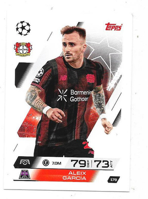 2025-26 Topps Match Attax #179 Aleix Garcia , Leverkusen