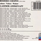 Chopin : Waltzes - pikkukuva 2
