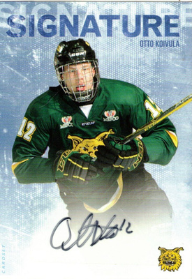 2016-17 Cardset OTTO KOIVULA Ilves Signature nimmari