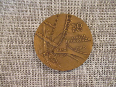 50 Lat Daru Pomorza mitali 1930-1980.