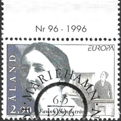 Ål 1996 Eurooppa mer 2,90 mk välilöpari numero EPL LaPe 114