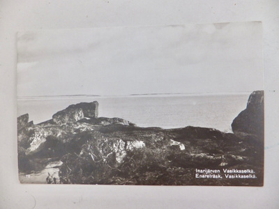 VANHA Postikortti Lappi Inari 1930-l