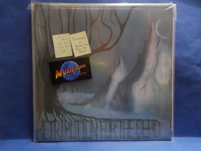 AUTOPSY - RETRIBUTION FOR THE DEAD M-/M- UK -91 EP LP