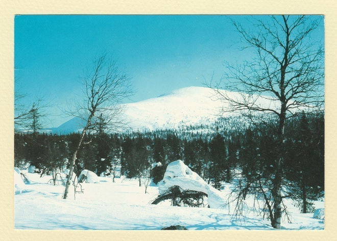 Postikortti Keimiötunturista 1960-luvulta