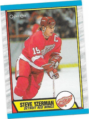 1989-90 OPC #83 Steve Yzerman Detroit Red Wings