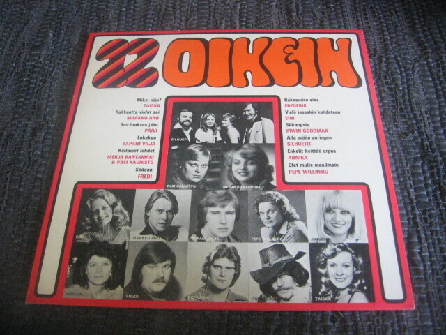 LP - 12 oikein (Irwin, Taiska, Eini..)