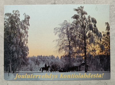 Kontiolahti, Joulukortti