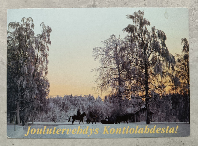 Kontiolahti, Joulukortti