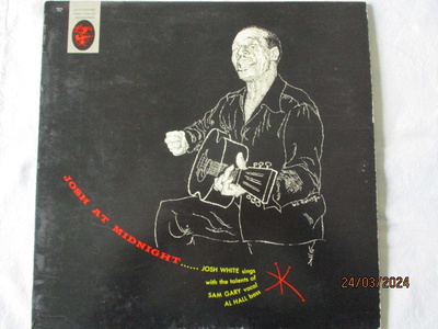 Josh White JOSH AT MIDNIGHT (LP) HARVINAINEN