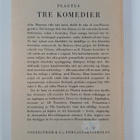 Titus Maccius Plautus : Tre Komedier - pikkukuva 2