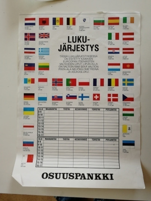 Lukujärjestys
