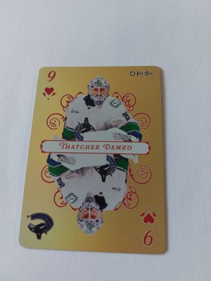 2025-26 O-Pee-Chee Playing Cards #9HEARTS Thatcher Demko