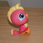 LITTLEST PET SHOP hot pink PAPUKAIJA, LINTU #370 - pikkukuva 4