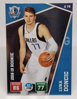 2018-19 Panini NBA Adrenalyn #C70 Luka Doncic Rookie