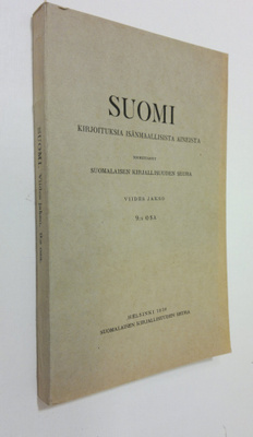 A. V. Rantasalo : Suomi : Viides jakso, 9 osa - Kirjoituk...