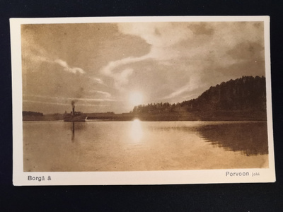 VANHA Postikortti Porvoo 1920-l