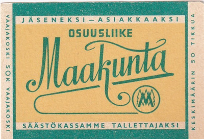 Osuusliike Maakunta .  s94
